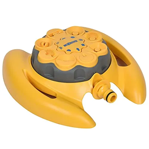 Hozelock Multi Regner 79 m² - Bewässerungssystem für 79 m², mit 8 Sprühmuster und rutschfestem Soft-Touch-Einstellring für einfache Anpassung. Ideal für Gartenliebhaber!