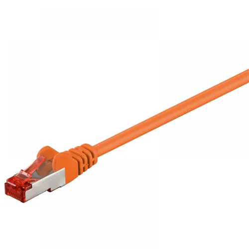 CAT 6 Netzwerkkabel, S/FTP, LS0H, orange - Länge: 1,50 m in orange von Goobay