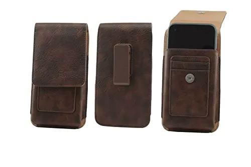 caseroxx Outdoor Handy Tasche passend für Gigaset GX4 / GX4 Pro braun mit drehbarem Gürtelclip, Schutz Holster