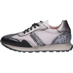 Hispanitas Sneaker - Modischer Schnitt in Grau, Größe 41 EU - Wanderschuhe mit modischem Schnitt und Plateauabsatz, aus hochwertigem Leder gefertigt, ideal für stilvolle Abenteuer.