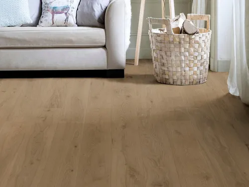 Korkboden Wood Start Green Design Natural Oak Almond - Hochwertiger Korkboden in Holzoptik mit Klick-Verbindung, ideal für einfache Verlegung. Stärke: 8,5 mm, Größe: 18,5 x 122,5 cm, für ein stilvolles Ambiente.