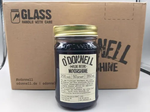 O'Donnell Moonshine Wilde Beere 25% Alkohol Deutschland 0,350 Liter