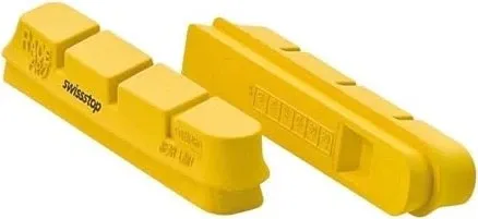 Swissstop Bremsgummis Cartridge RacePro 2011 Carbon für Campagnolo - Fahrrad-Bremsbeläge mit hoher Bremsleistung und optimierter Gummimischung für sicheres Bremsen bei nassen Bedingungen.