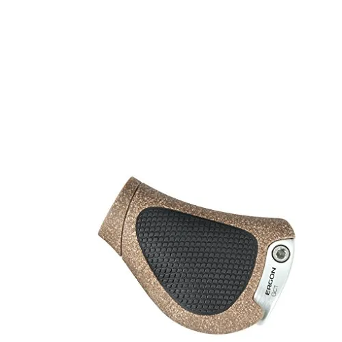 Ergon GC1 Nexus/Rohloff Fahrradlenkergriff - Ergonomischer Fahrradgriff aus biologisch zertifiziertem Kork für ökologischen Komfort und Nachhaltigkeit beim Radfahren.