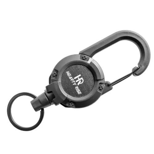 Hearty Rise Pin On Reel White - Angelzubehör für Werkzeuge, Karabiner, Einhänger