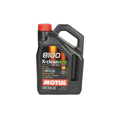 MOTUL 8100 5W30 4L - Hochleistungsmotoröl - Motoröl für optimale Leistung und Schutz, geeignet für viele Fahrzeugmarken, erfüllt hohe Standards (ACEA C2/C3) und sorgt für verlängerte Lebensdauer des Motors.