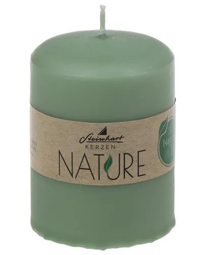 Steinhart Kerzen Stumpenkerze Stumpenkerzen Classic Nature Salbei 80 x Ø 57 mm