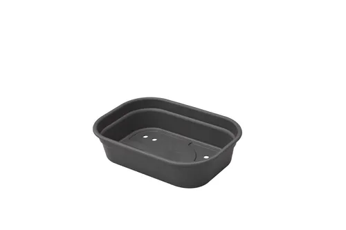 Gewächshaus Schale elho Green Basics small 24x17x6cm schwarz