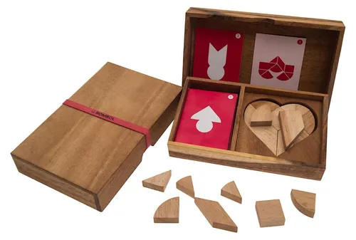 ROMBOL Denkspiele Tangram Varianten für 2 Personen