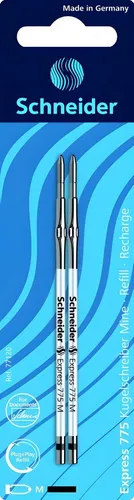 SCHNEIDER Kugelschreibermine Schneider Kugelschreibermine 775 M schwarz Blister 2 Stück