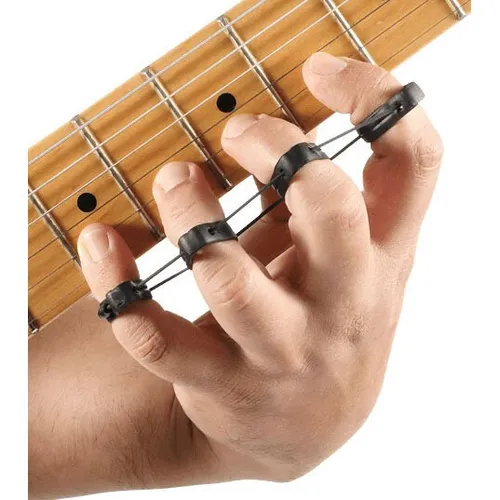 D'Addario Dexterity Band Hand Exerciser - Effektiver Fingertrainer für Musiker, ideal zur Verbesserung der Fingerfertigkeit und Kraft beim Gitarre spielen.