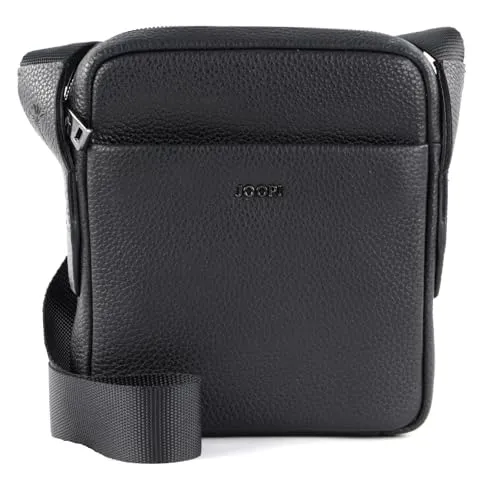 Joop! Cardona Luan Umhängetasche aus Leder 18 cm schwarz - Elegante Handtasche aus hochwertigem Leder, perfekt für stilbewusste Frauen, die Funktionalität und Design schätzen.