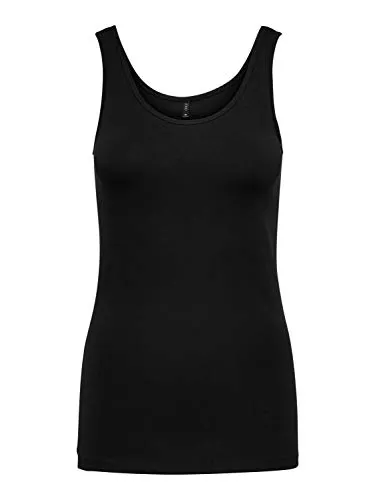 ONLY NOS Damen 15095808 Top, per Pack Schwarz (Black Black), 42 (Herstellergröße: XL)