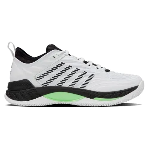 KSwiss Hypercourt Supreme 2 Clay/Sandplatz Tennisschuhe - Hochwertige Tennisschuhe für Herren mit herausragendem Komfort und Stabilität dank Durawrap-Obermaterial und fortschrittlicher Dämpfungstechnologie. Ideal für Sandplatzspieler.