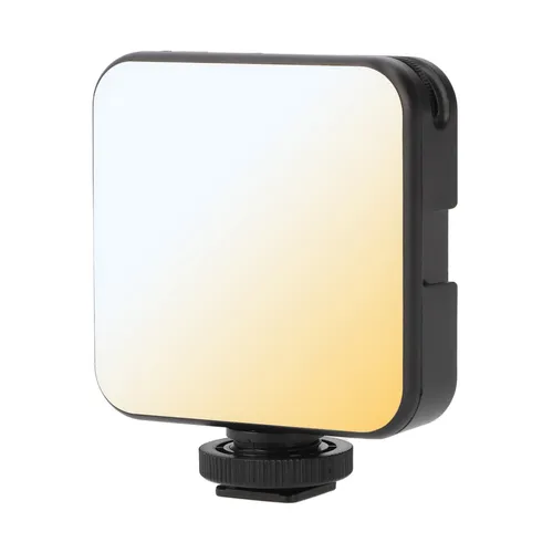 Bicolor Videoleuchte einstellbare Helligkeit Cold-Shoe USB-C W64