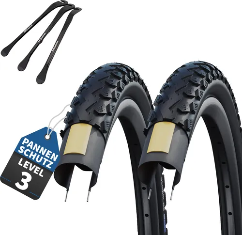 2er Set Schwalbe Reifen Land Cruiser schwarz 28 x 1,40 (37-622)