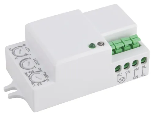HF/Mikrowellen-Bewegungsmelder 360°, 230V, 1.200W, LED geeignet