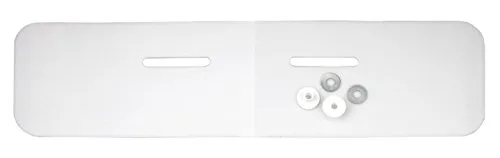 Cornat Schallschutz-Set für Wand-WC - Geräuschreduktion Inklusive - Einfache Installation - Für maximale Breite von 750mm - Weiß