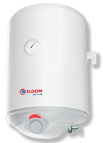Eldom Elektroboiler Warmwasserspeicher 30L-100L - Druckfester Warmwasserspeicher mit einstellbarem Thermostat, ideal für das gesamte Haus. Erhältlich in 30L, 50L, 80L und 100L. Energieeffizienzklasse C.
