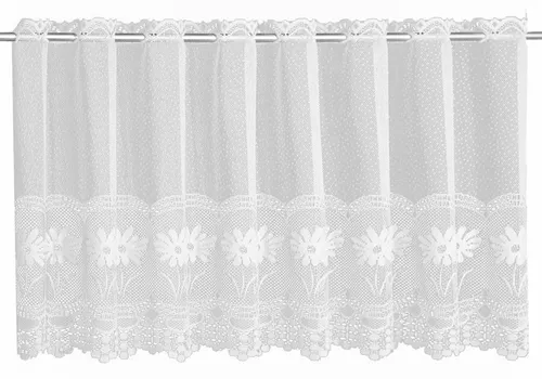 Neusser Collection Cafehausgardine weiß, 45 x 130 cm in weiß von Neusser Collection
