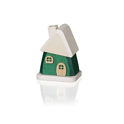 Egermann 3404 Räucherhaus grün Zwergenhaus aus Holz von Crottendorfer