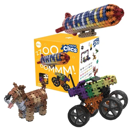Clics Baukasten Nano Clics Creative Builders 1000-teiliges Konstruktionsspielzeug