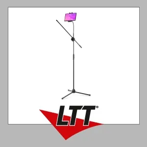 Vonyx MS10TH Faltbarer Mikrofonständer mit Ausleger und Tablet-Halterung