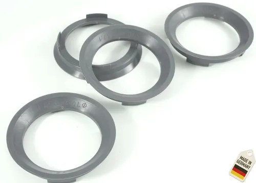 4x Zentrierringe 70,4 x 57,1 / 70 4 auf 57 1 Dunkelgrau kompatibel mit Rondell A