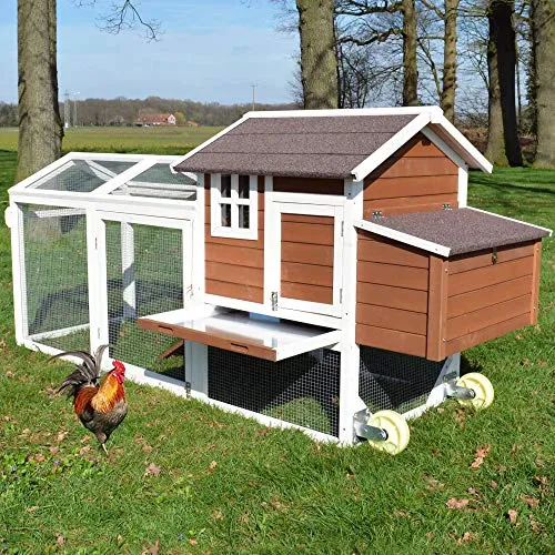 Zooprinz Hühnerstall Mobi mit Rollen