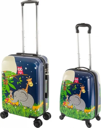 Travelhouse - Happy Children - Elephant - Kinderkoffer Kindertrolley 27L+ 41L