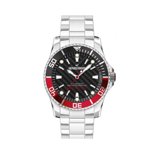 HEINRICHSSOHN Köln HS1015A Herrenuhr - Hochwertige Herrenuhr mit Edelstahlgehäuse und 5 ATM wasserdicht. Perfekt für aktive Männer, die Stil und Funktionalität schätzen.