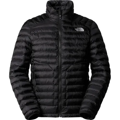 The North Face Huila Synthetic Jacket Men - TNF Black-Asphalt Grey (L) - Funktionsjacke für Männer mit leichter Synthetikisolierung, die auch bei Nässe warm hält. Ideal für wechselhaftes Wetter und kombinierbar mit wasserdichten Außenschichten.