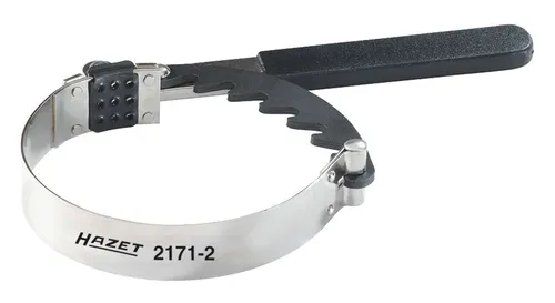 Hazet Ölfilterschlüssel 65 - 110 mm mit Hebel - 2171-2 - Spezialschlüssel für müheloses Wechseln von Ölfiltern, ideal für Werkstätten und Heimwerker, mit praktischem Hebelmechanismus für mehr Drehmoment.