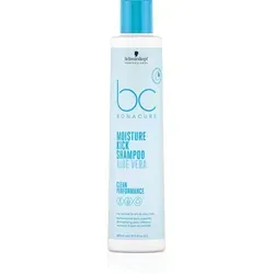 Schwarzkopf Professional BC Bonacure Moisture Kick Shampoo 250 ml - Shampoo für Damen, spendet intensiv Feuchtigkeit und reinigt sanft Haar und Kopfhaut für gesundes, glänzendes Haar.