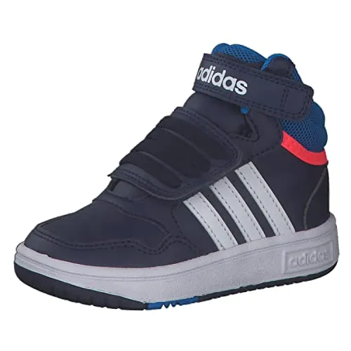 adidas Unisex Baby Hoops Mid 3.0 AC Basketball Shoe, Dark Blue/Blue Rush/Turbo, 25.5 EU