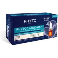 Phyto Phytocyane Haarausfallbehandlung für Männer 12x3,5ml - Die Phyto Phytocyane Haarausfallbehandlung für Männer bietet eine gezielte Pflege zur Unterstützung der Haardichte und Vitalität. Ideal für Männer mit dünner werdendem Haar. Praktische 12x3,5ml Ampullen.