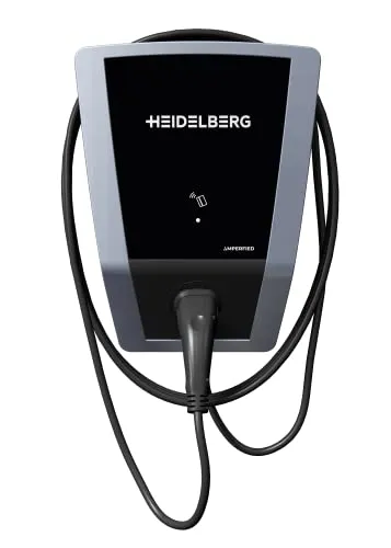 Heidelberg Amperfied connect.business 00.779.2965 Wallbox - Wallbox mit bis zu 11 kW Ladeleistung, integrierten 7,5m Ladekabel und smarten Funktionen zur einfachen Nutzung und Abrechnung.