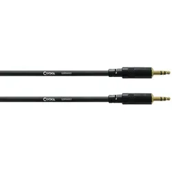 Cordial Sym. Verbindungskabel 1,5m Klinke/Klinke 3,5mm stereo