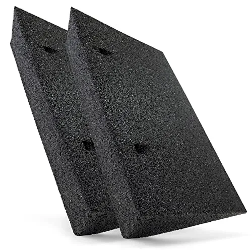 Bordsteinrampe Gummi schwarz 2X I Breite: 50 cm I Höhe: 110 mm I Rampe Gummikeil Rollstuhlrampe Auffahrrampe Auffahrkeil Auffahrhilfe Türschwellenrampe Autorampe