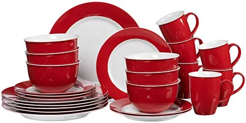 Ritzenhoff & Breker Kombiset Doppio, 24-teilig, Rot in rot von Ritzenhoff & Breker