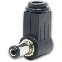 world-trading-net DC-Stecker 90° Abgewinkelt 55x21mm Lötanschluß