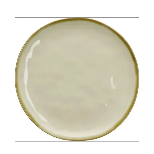 TELLER PLATTE CONCERTO AVORIO ELFENBEIN 20 CM STEINGUT ROSE & TULIPANI NEU