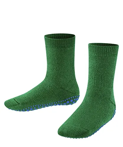 FALKE Stoppersocken Catspads K Hp Baumwolle rutschhemmende Noppen 1 Paar, Grün Grass Green 7290, 31-34