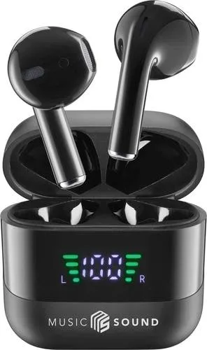 Music Sound Btmstwssparkk - Kabellose Kopfhörer mit 30 Stunden Spielzeit - Kopfhörer ohne Geräuschunterdrückung, ideal für langen Musikgenuss und Freiheit ohne Kabel.