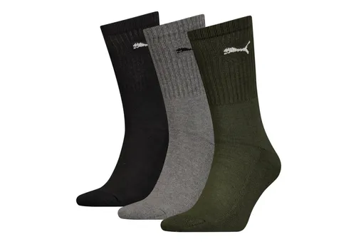 PUMA Socken PUMA UNISEX CREW SOCK 3P (3 Paar) mit farblichem Logo