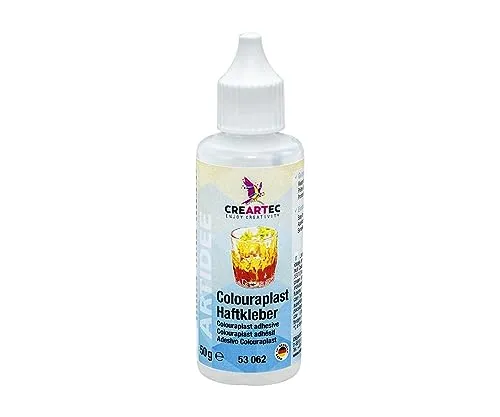 Artidee CREARTEC - Colouraplast Haftkleber - hervorragend zum kleben von Schmelzgranulat - 50g - Made in Germany