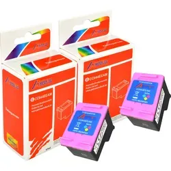 Produktbild Kompatible Tinten ersetzt HP D8J44AE 300XL Doppelpack CMY 2