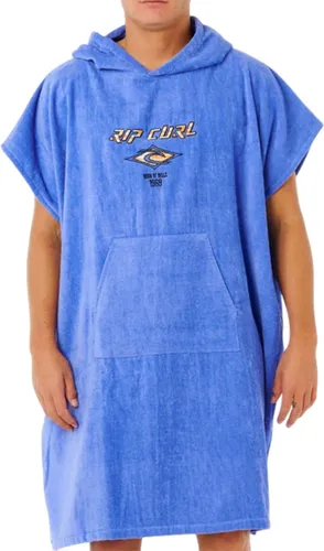 RIP CURL Surf Poncho LOGO HOODED TOWEL 2026 Blue Haze - Stylischer Surf Poncho aus 100% Baumwolle, ideal für den Strand. Praktisch, leicht und perfekt für schnelles Abtrocknen nach dem Surfen oder Schwimmen.
