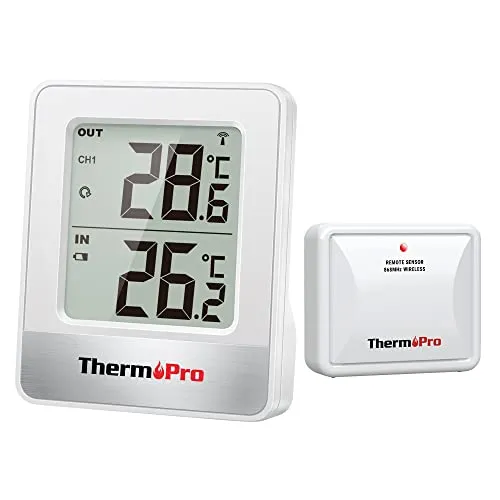 ThermoPro TP200 Funk Thermometer für Innen und Außen