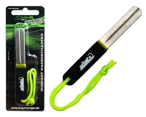 Angel-Berger Magic Baits Diamond Hook Sharpener Doppelseitiger Diamant Hakenschärfer Hakenfeile Karpfenhaken Schärfer